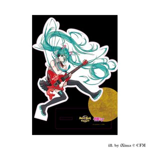 Hatsune Miku x Hard Rock Family Live Collaboration Acrylic Stand Regular Ver.