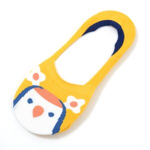 KOTORITACHI Love Bird Low-Cut Socks Yellow