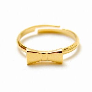 Lilou Ribbon Ring Gold