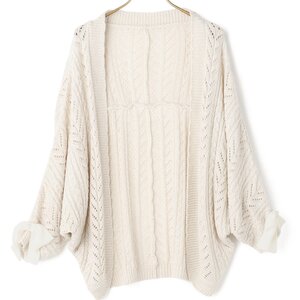 LIZ LISA Momonga Cardigan White