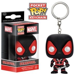 Pocket Pop Keychain: Marvel - Black Deadpool