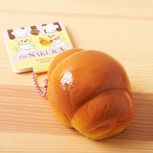 Cafe Sakura Bread Roll Charm Plain Plain