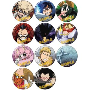My Hero Academia Action Character Badge Collection Box Set Ver. B