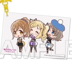 Love Live! Sunshine!! Aqours Acrylic Keychain Collection You & Hanamaru & Mari