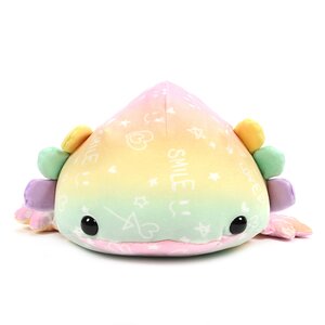 Mochi Puni Axolotl Big Super Colorful Plush Collection Words