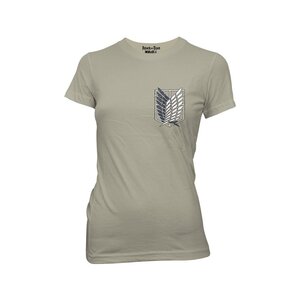 Attack on Titan Scout Regiment Distressed Juniors' T-Shirt M