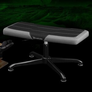 Bauhutte Wide Gaming Ottoman Black