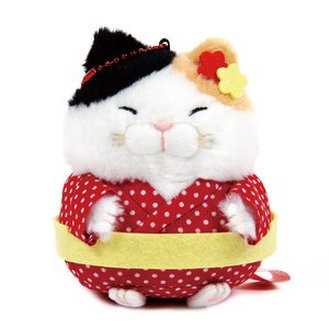 Hige Manjyu Oedo Cat Plush Collection (Ball Chain) Mi-sama Machimusume
