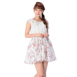 LIZ LISA Flower Bandana Sundress White