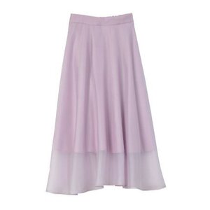 Honey Salon Organdy Flared Skirt Lavender