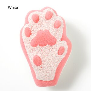 Cat Paw Kitchen Sponges White