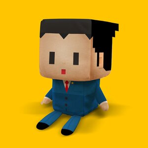 VOXENATION Capcom 40th Plush Collection Ace Attorney Ryuichi Naruhodo