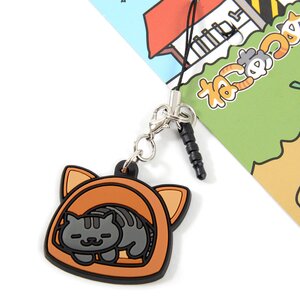 Neko Atsume 3-Way Rubber Straps Nap Time Misty