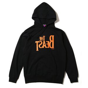 Radio Eva 395 The Beast Black x Orange Hoodie β L