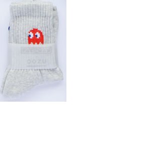 Pac-Man Socks Blinky Gray