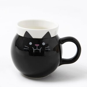 Puffed Up Animal Mugs Cat