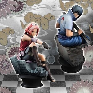 Chesspiece Collection R Naruto ShippudenSasuke & Sakura Set