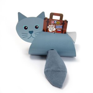Shippo Tail Socks Russian Blue