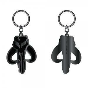 Star Wars Boba Black/Gunmetal Keychain