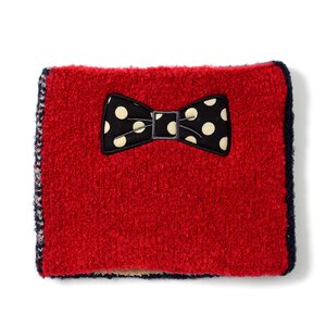 Charlie Polka Dot Bow Neck Warmer Polka Dot Bow