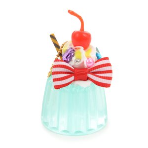 Zeitaku Sweets Crystal Jelly Keychain Mascot Soda Jelly
