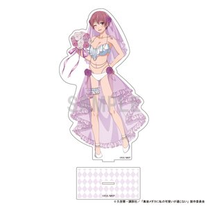 Medaka Kuroiwa is Impervious to My Charms Big Acrylic Stand Tomo Namba: Swimsuit Wedding Ver. [Pre-order]