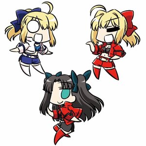 TYPE-MOON Racing Acrylic Keychain Set