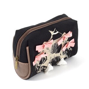 FLAPPER Dress Print Pouch Black