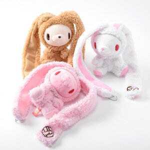 Chax GP Hanyo Usagi Plush Mascots - Fluffy Wear Ver. 3-Plushie Set