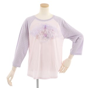 milklim Remake Tiara Raglan Top Pink x Lavender