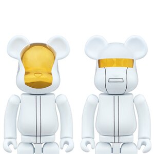 Super Alloy BE@RBRICK 200% Daft Punk White Suit Ver.