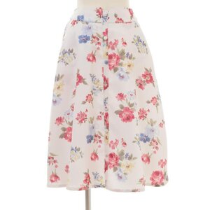 LIZ LISA Vintage Flower Pattern Skirt White
