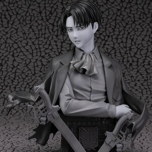Attack on Titan Levi Bust: Gray Ver. 1/3 Scale Figure