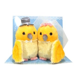 Bridal Set Little Yellow Bird Plushies