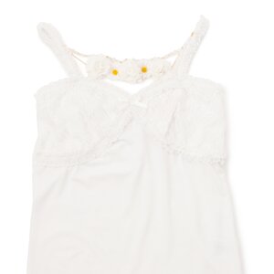 LIZ LISA Flower Charm Camisole White