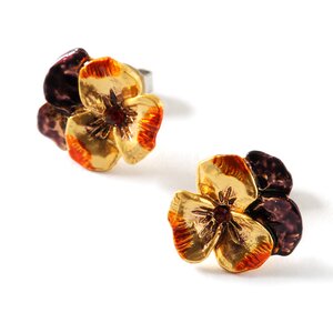Palnart Poc Pansy Earrings Gold