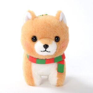 Mameshiba San Kyodai Christmas Dog Plush Collection (Ball Chain) Mametaro
