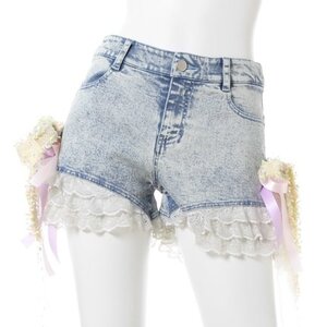 Swankiss Twinkle Star Shorts Light Blue S