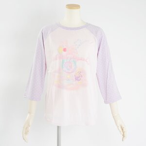 milklim Shuwa Shuwa Magic Long-Sleeved Shirt Light Pink x Lavender