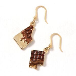 Tasty Earrings 1 Chocolate