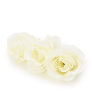 LIZ LISA 3-Rose Barrette White