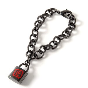 LISTEN FLAVOR Chain Bracelet Gunmetal