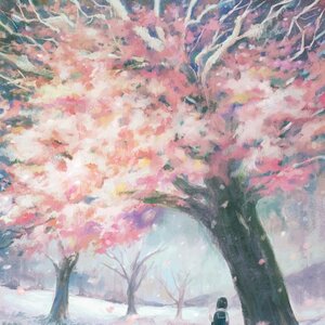 Sakura Exhibition cck Poster Winter Blossom