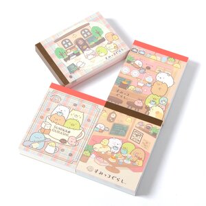 Sumikko Gurashi Cafe Sumikko Cloth-Bound Memo Pad