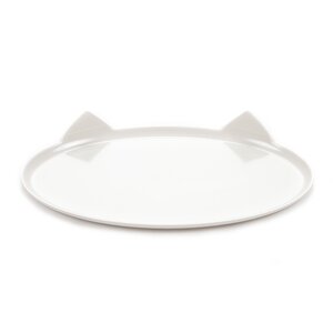 Toiletries Plate White Cat