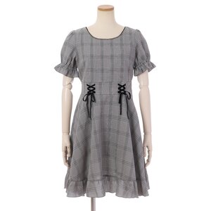 LIZ LISA Glen Check Dress Gray