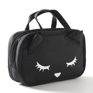 Pooh-chan Pouch w/ Handles Black