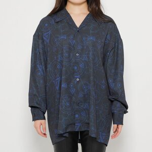 Ghost in the Shell Blue Cyber Pattern Shirt XL