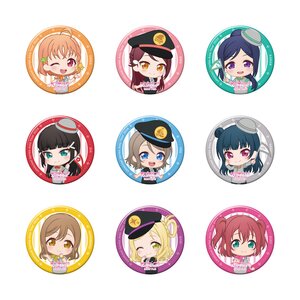 Love Live! Series Asia Tour 2024 Our Story, Our Dreams in Yokohama Trading Tin Badge Aqours (1 Pack)