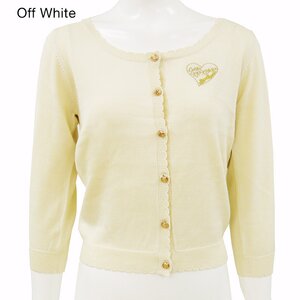 KOKOkim School Lolita Knit Cardigan Off-White M